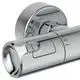 Chromenes Duschsystem von Ideal Standard mit einem klaren Bedienregler und einem runden Duschkopf. Funktionales Design für die Badezimmerinstallation.